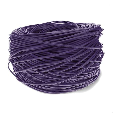Add-On 1000FT RJ-45 MALE TO RJ-45 MALE CAT5E STRAIGHT PURPLE UTP COPPER PLENU ADD-CAT5EBULK1KPSD-PE